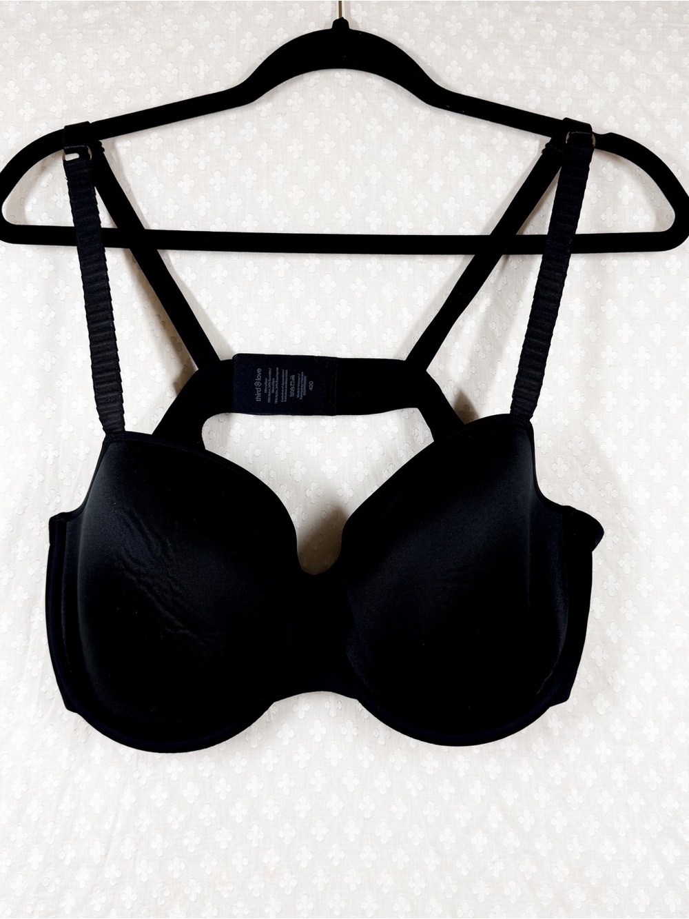 Thirdlove Black Underwire 24/7 Classic T Shirt Bra